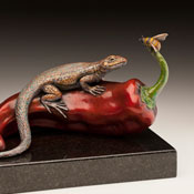 "Heat of the Moment" Bronze Sculpture by Kim Kori of Rowe Gallery