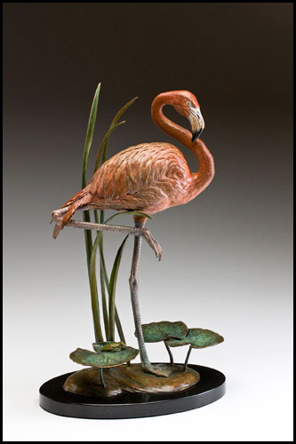 "Quiet Waters" Bronze Sculpture by Kim Kori of Rowe Gallery