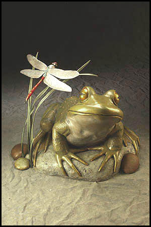 "Midsummer Daydream" Bronze Sculpture by Kim Kori of Rowe Gallery