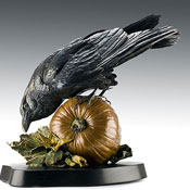 "Ravenous" Bronze Sculpture by Kim Kori of Rowe Gallery