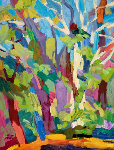 Dressing Up - Larisa Aukon, Painter