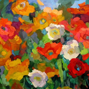 'After the Rain' by Vince Fazio Oil on Canvas Landscape and Still Life Painting at Rowe Gallery