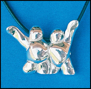 'Friendship' Wearable Sculpture by Liam Herbert of Rowe Gallery