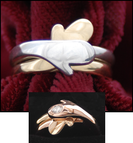 'Soul Mates' Wearable Sculpture by Liam Herbert of Rowe Gallery