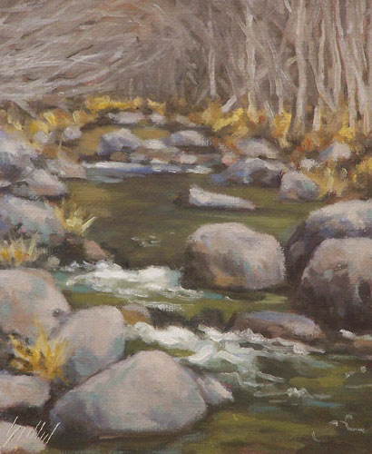 "Merging with Grace" Oil Painting by Lynn Heil of Rowe Gallery