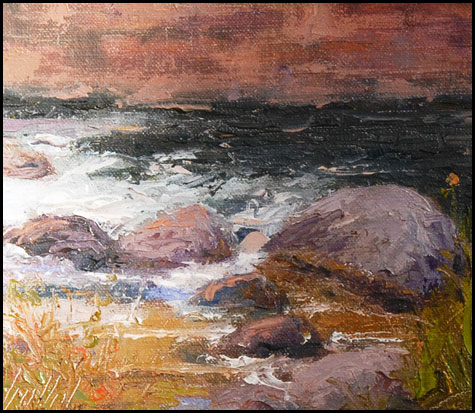 "Sunday Morning Oak Creek" Oil Painting by Lynn Heil of Rowe Gallery