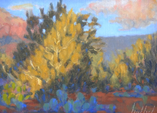 "The Way the Sunlight Fell" Oil Painting by Lynn Heil of Rowe Gallery