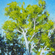 "Sunday Morning Oak Creek" Oil Painting by Lynn Heil of Rowe Gallery