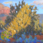 "Sunday Morning Oak Creek" Oil Painting by Lynn Heil of Rowe Gallery