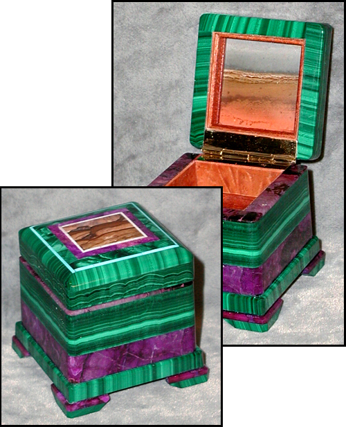 'P-1006' Intarsia Box Art by Nicolia Medvedev of Rowe Gallery