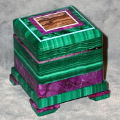 'P-1006' Intarsia Box Art by Nicolia Medvedev of Rowe Gallery