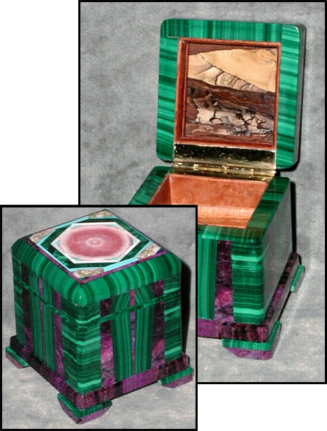 'P-1008' Intarsia Box Art by Nicolia Medvedev of Rowe Gallery