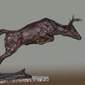 'Mon Ami' Bronze Sculpture by Richard Loffler of Rowe Gallery