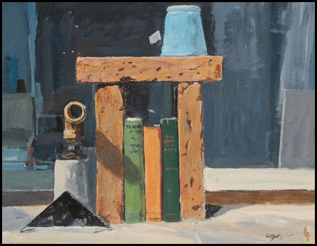 'Pi' by Vince Fazio Oil on Canvas Landscape and Still Life Painting at Rowe Gallery